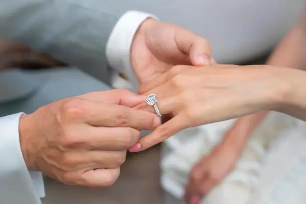 Sizing Diamond Ring  for her Finger-1